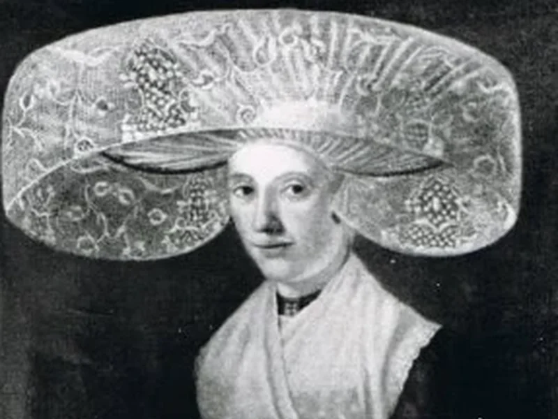 1794-Sjoerd Bonga - Ritratto postumo di Marike Everts Wendelaar (con berretto tedesco)